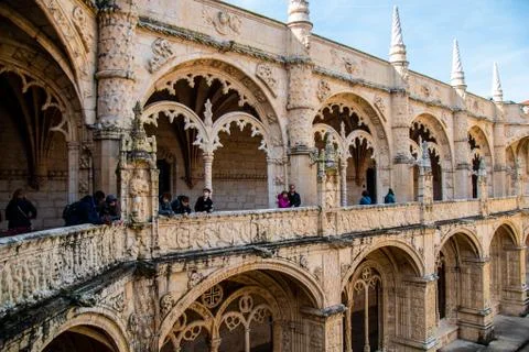 Belem Tower, the Jernimos Monastery, the Padro dos Descobrimentos Stock Photos