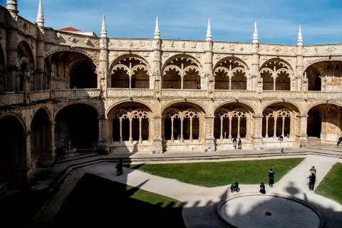 Belem Tower, the Jernimos Monastery, the Padro dos Descobrimentos Foto stock