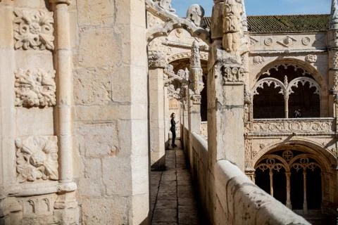 Belem Tower, the Jernimos Monastery, the Padro dos Descobrimentos Stock Photos