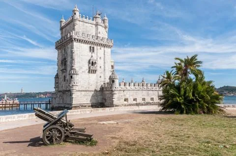 Belem tower in lisbon Stock Photos