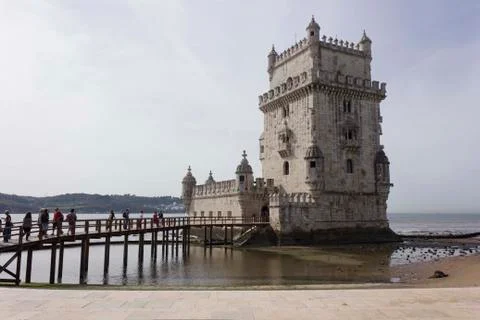 Belem Tower of Lisbon Stock Photos