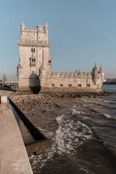 Belem Tower monument in Lisbon Stock Photos