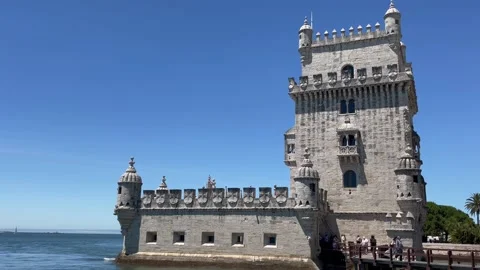 Belém Tower (Torre de Belém) Stock Footage 197478980