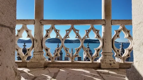 Belém Tower, Torre de Belém, Lisbon, Portugal Stock Footage 297793812