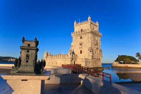 Belem Tower - Torre De Belem In Lisbon, Portugal Stock Photos