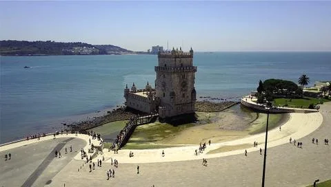 Belém Tower  -  Tower of St Vincent - Portugal Stock Photos