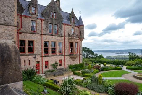 Belfast - August 2019: the Belfast castle Stock Photos