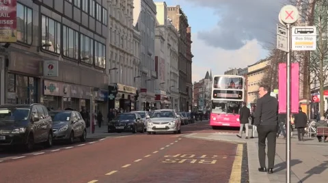 Belfast Double Decker Bus Stock Footage 44171240