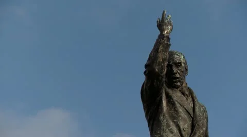 Belfast Edward Carson Statue, Stormont Stock Footage 10900977