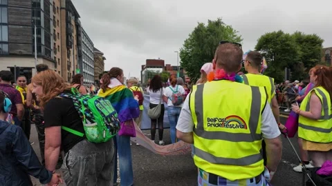 Belfast Pride Parade 2026 Stock Footage 340479160