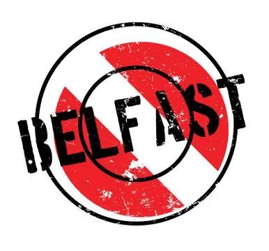 Belfast rubber stamp Stock Illustration