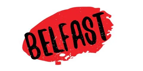 Belfast rubber stamp Stock Illustration