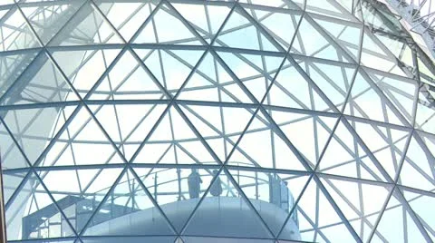 Belfast Victoria Square Tilt down Close up Stock Footage 10904041