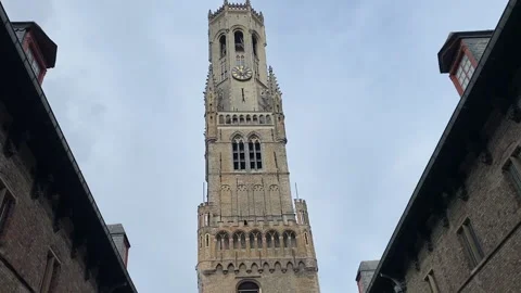 Belfort.Bruges. Stock Footage 232032094
