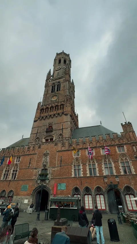 Belfry of Bruges 4 (Editorial) Stock Footage 324582812