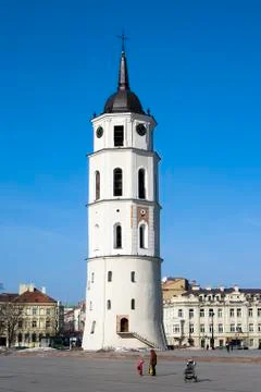 Belfry in Cathedral Square Stock Photos