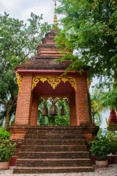 Belfry in the temple Stock Photos