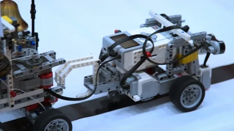 Belfy school project in robotics Stock Footage 73965895