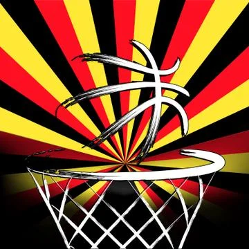 Belgian basketball, vector Stock Illustration