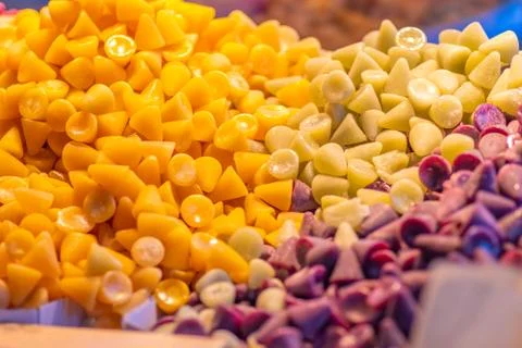 Belgian cuberdons Stock Photos