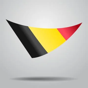 Belgian flag background. Vector illustration. Stock Illustration