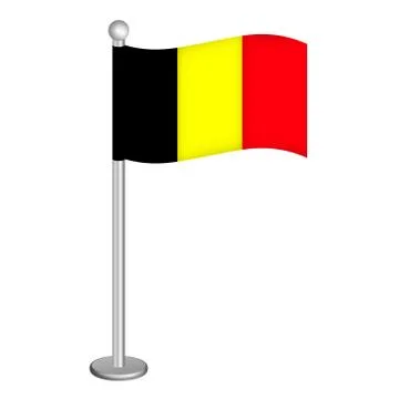 Belgian flag Stock Illustration