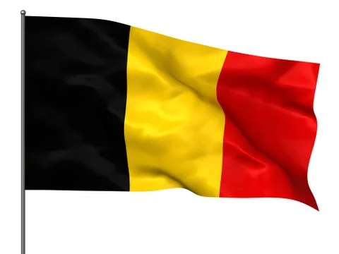 Belgian flag Stock Illustration