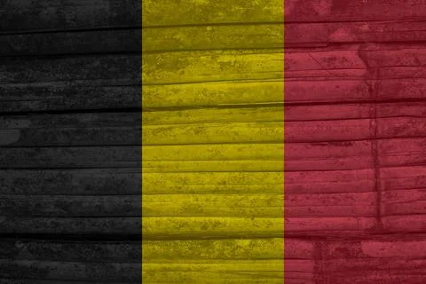 Belgian flag texture as background Stock Illustration