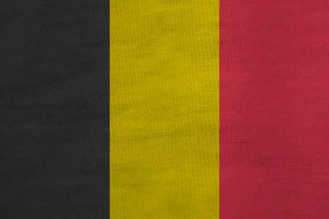 Belgian flag texture as background Stock Photos
