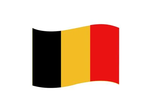 Belgian flag vector illustration design Stock Illustration