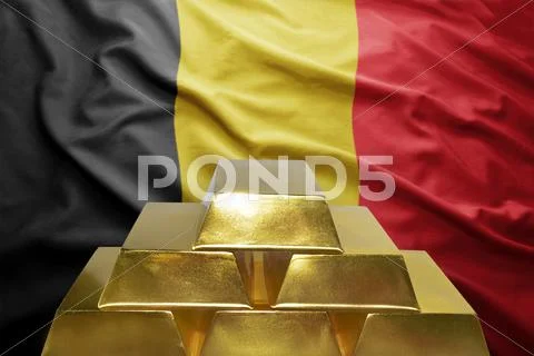 Belgian gold reserves Stock Photos