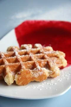 Belgian waffle Stock Photos