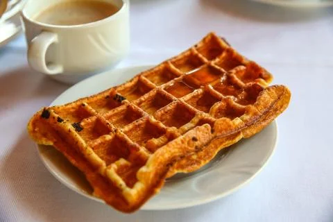 Belgian waffle Stock Photos