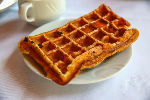 Belgian waffle Stock Photos