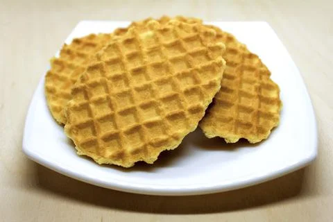 Belgian waffle Stock Photos