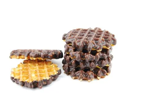 Belgian waffles Stock Photos