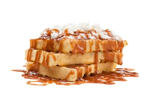 Belgian waffles Stock Photos