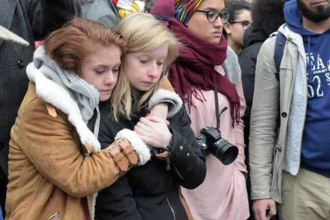 BELGIUM - BRUSSELS - ATTACKS - TRIBUTE Stock Photos