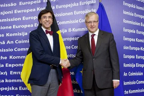 Belgium Eu Commission Open Data Strategy - Dec 2011 Stock Photos