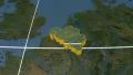 Belgium extruded. Blue Marble. Graticule. 4k or 4k+ Resolution