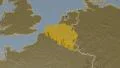 Belgium extruded. Bumps. 4k or 4k+ Resolution