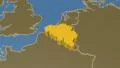 Belgium extruded. Solids. 4k or 4k+ Resolution