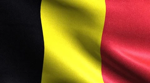 BELGIUM FLAG BACKGROUND Stock-Footage 62813670