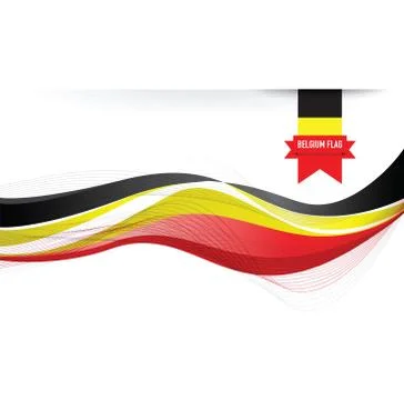 Belgium flag background Stock Illustration