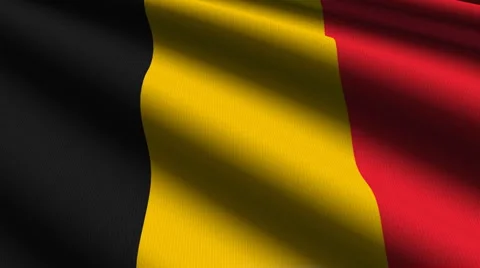 Belgium flag close up Stock Footage 941836