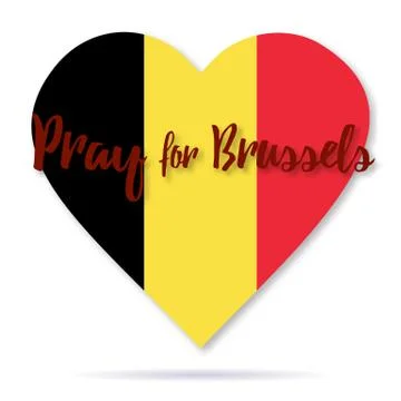 Belgium flag design elements Stock Illustration