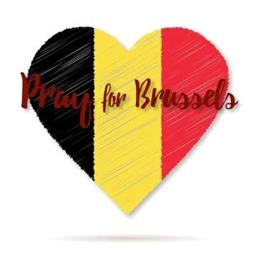 Belgium flag design elements Stock Illustration