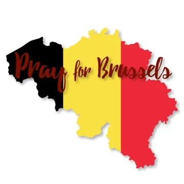 Belgium flag design elements Stock Illustration