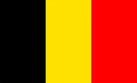 Belgium Flag Design Stock Illustration