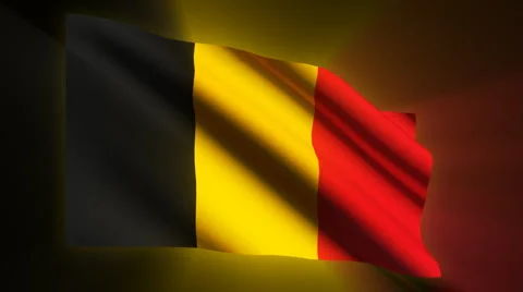 Belgium Flag Stock Footage 923892